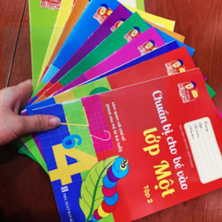 Bộ 10 quyển vở tập tô tập viết chữ số cho bé từ 4-6 tuổi vào lớp 1 TẶNG 2 bút chì+gọt chì+tẩy