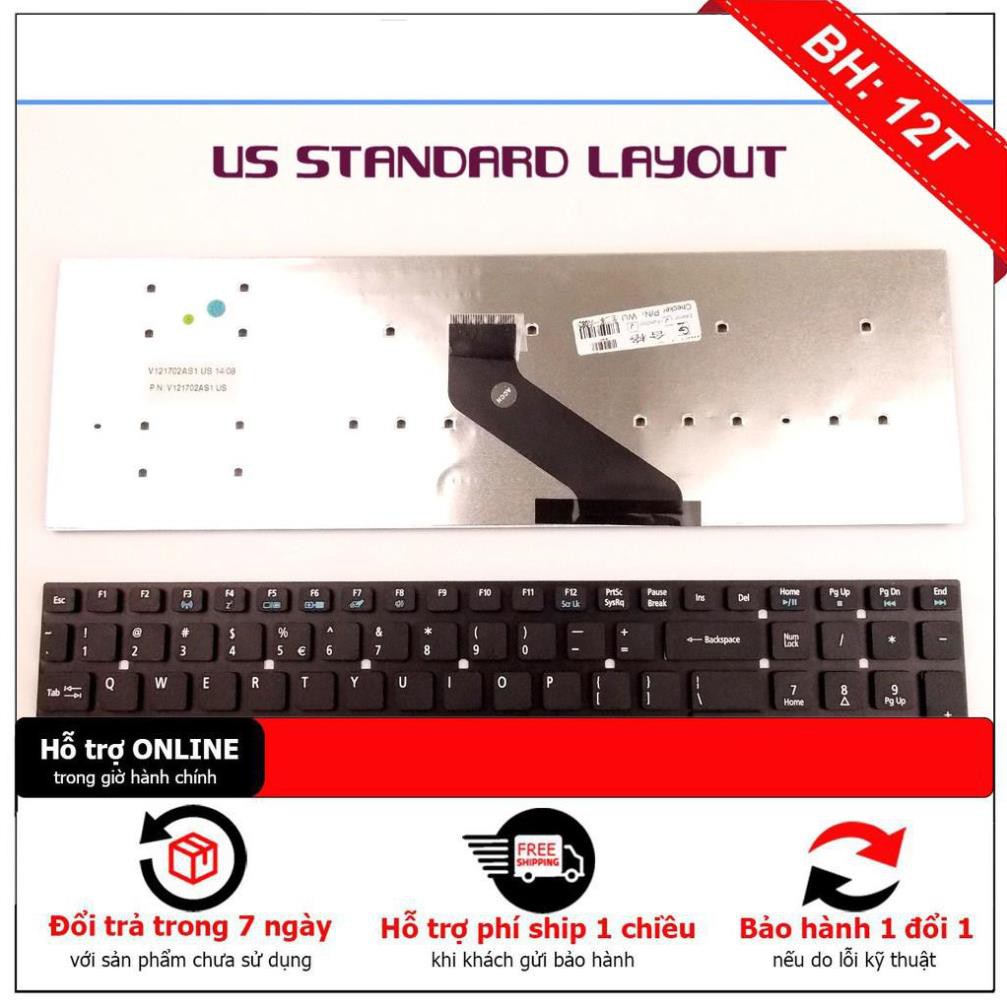 Bàn phím laptop Acer Aspire E5-521 E5-521G E5-551 E5-571 E5-571P E17 E5-721 E5-731 E5-731G E5-771 E5-771G