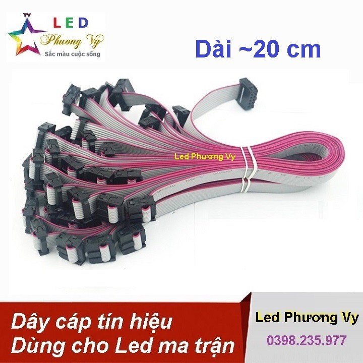 [Nhập RS0722 giảm 30k cho đơn 99k]Dây cáp Module Led ma trận - Dùng cho cả led 1 màu và full màu