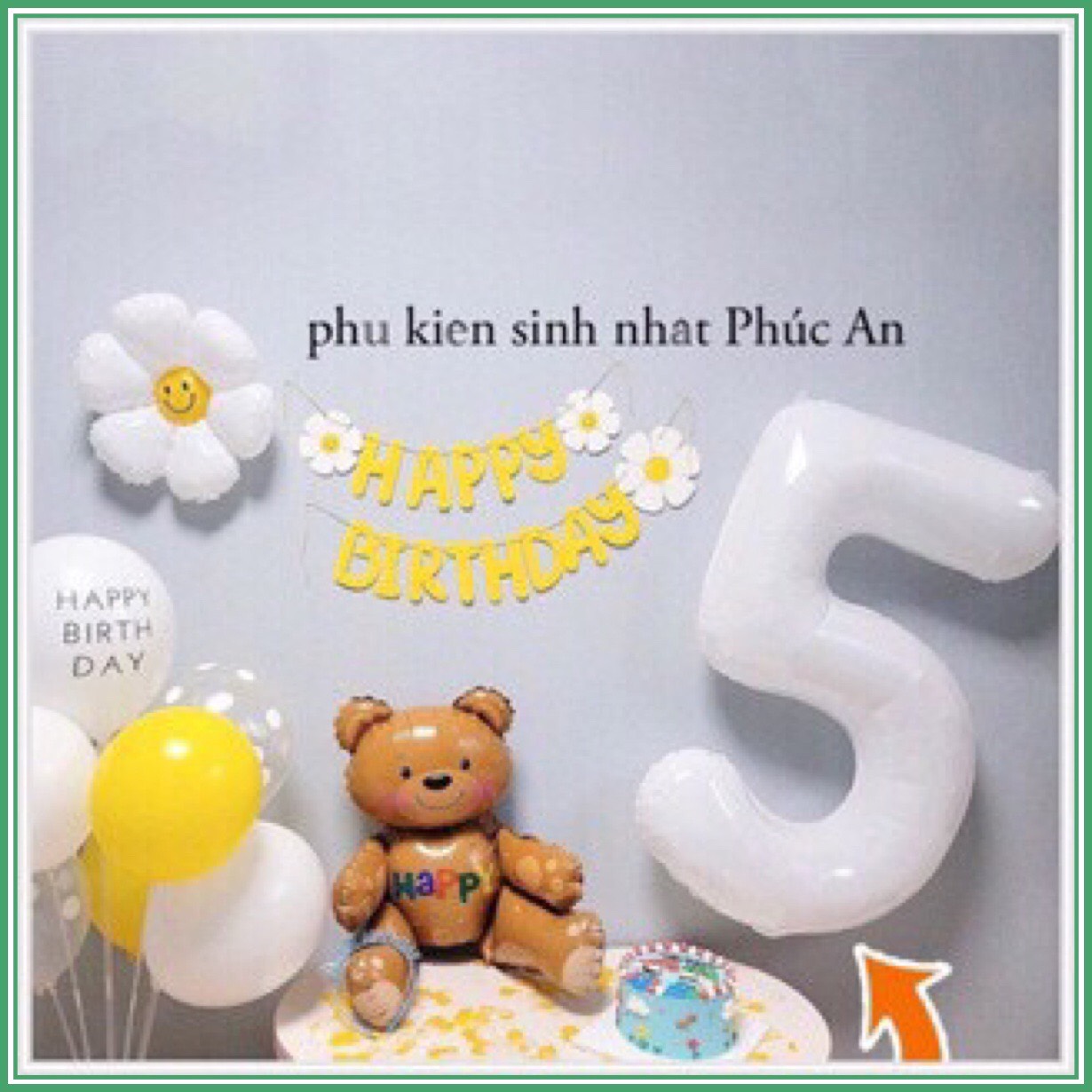 [HCM]Bóng phao số 40cm mừng sinh nhật hpbd