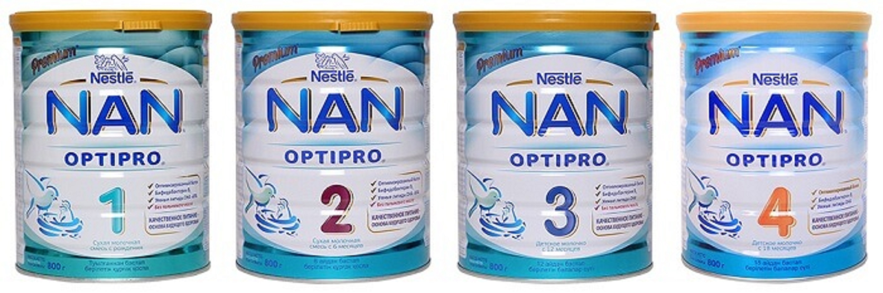 Sữa NAN Nga số 1 HMO mẫu mới nhất