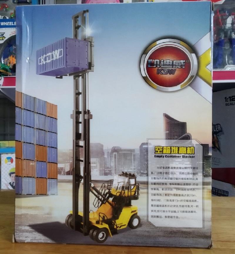 XE CÔNG TRÌNH MÔ HÌNH SẮT - XE NÂNG CONTAINER TỶ LỆ 1:50