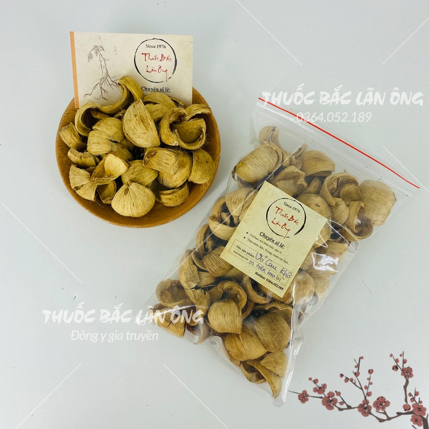 Vỏ cau khô 1kg, đại phúc bì, thơm, sạch - Lãn Ông