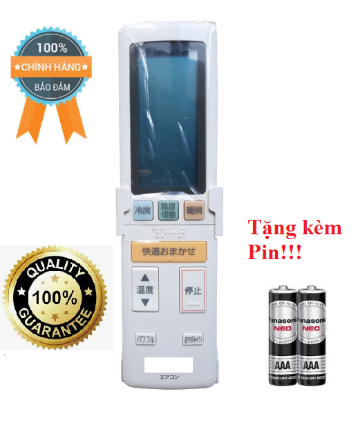 Điều khiển điều hòa Pa_na_so_nic hàng nội địa, nhật bãi - Hàng chính hãng tặng kèm Pin, đế treo tường