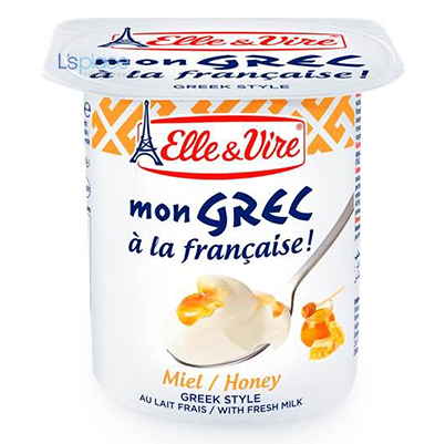 Sữa chua Elle & Vire Hy Lạp vị mật ong 125g