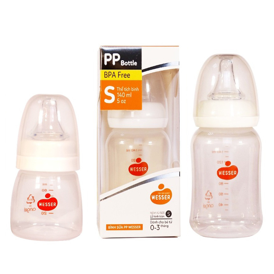 Bình sữa wesser ( cổ hẹp ) 140ml