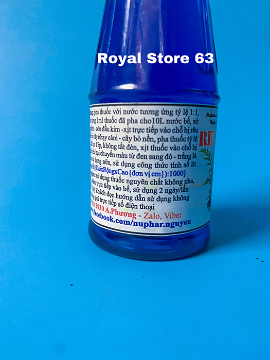 Remove BBA Nuphar diệt rêu cho hại cho cá thủy sinh (100ml)