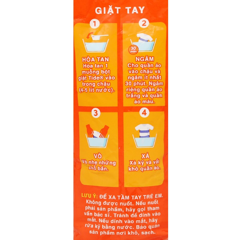 Bột giặt Tide trắng đột phá túi 5kg