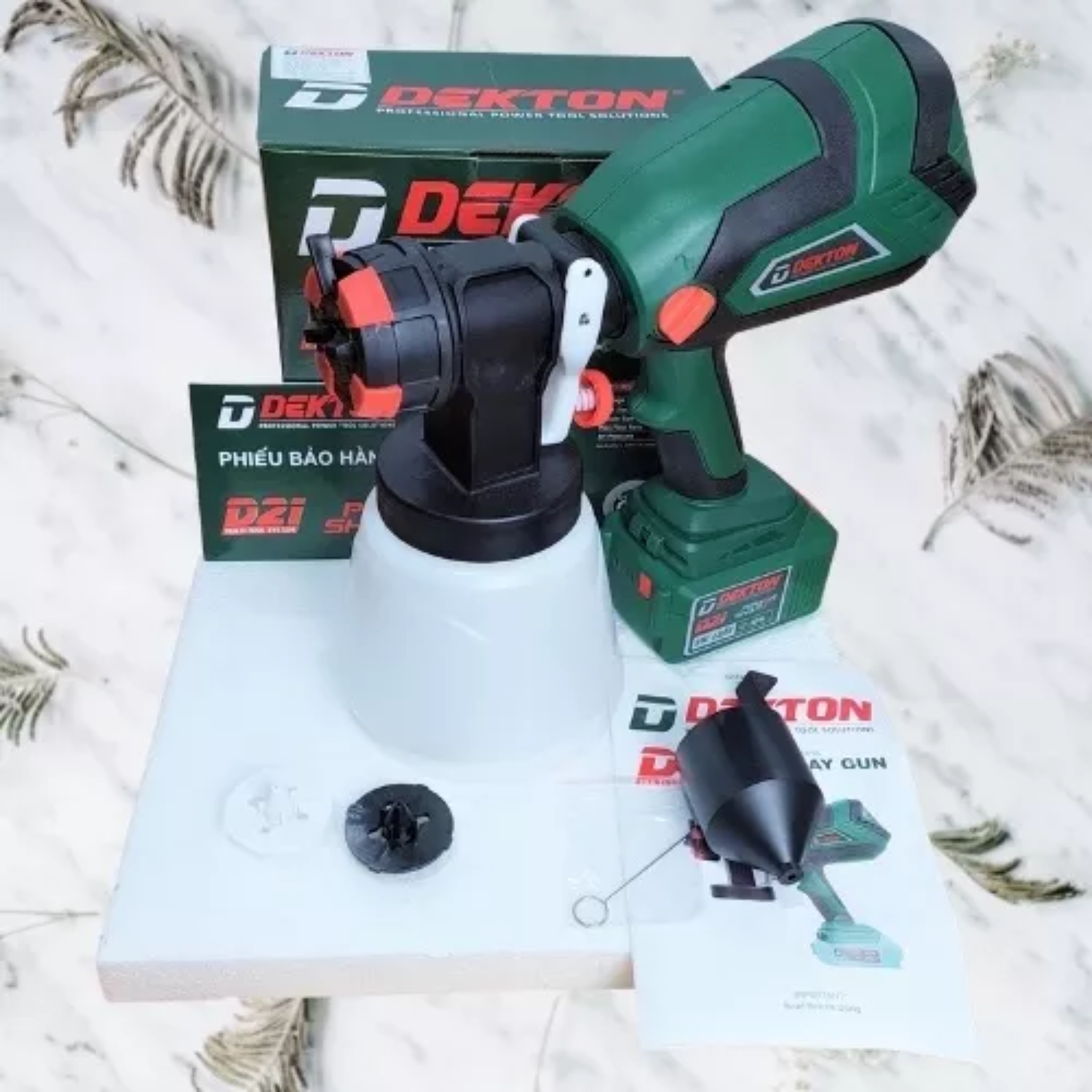 Máy Phun Sơn Dùng Pin Dekton D21-MPS1000 (THÂN MÁY) ( HỆ PIN DEWALT)