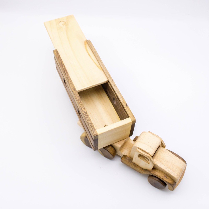 Xe Container - Đồ Chơi Gỗ Cho Bé | Chàng Trai Gỗ