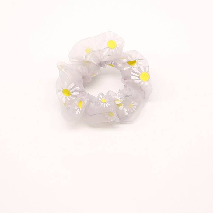 Dây Buộc Tóc Scrunchies Hoa Cúc