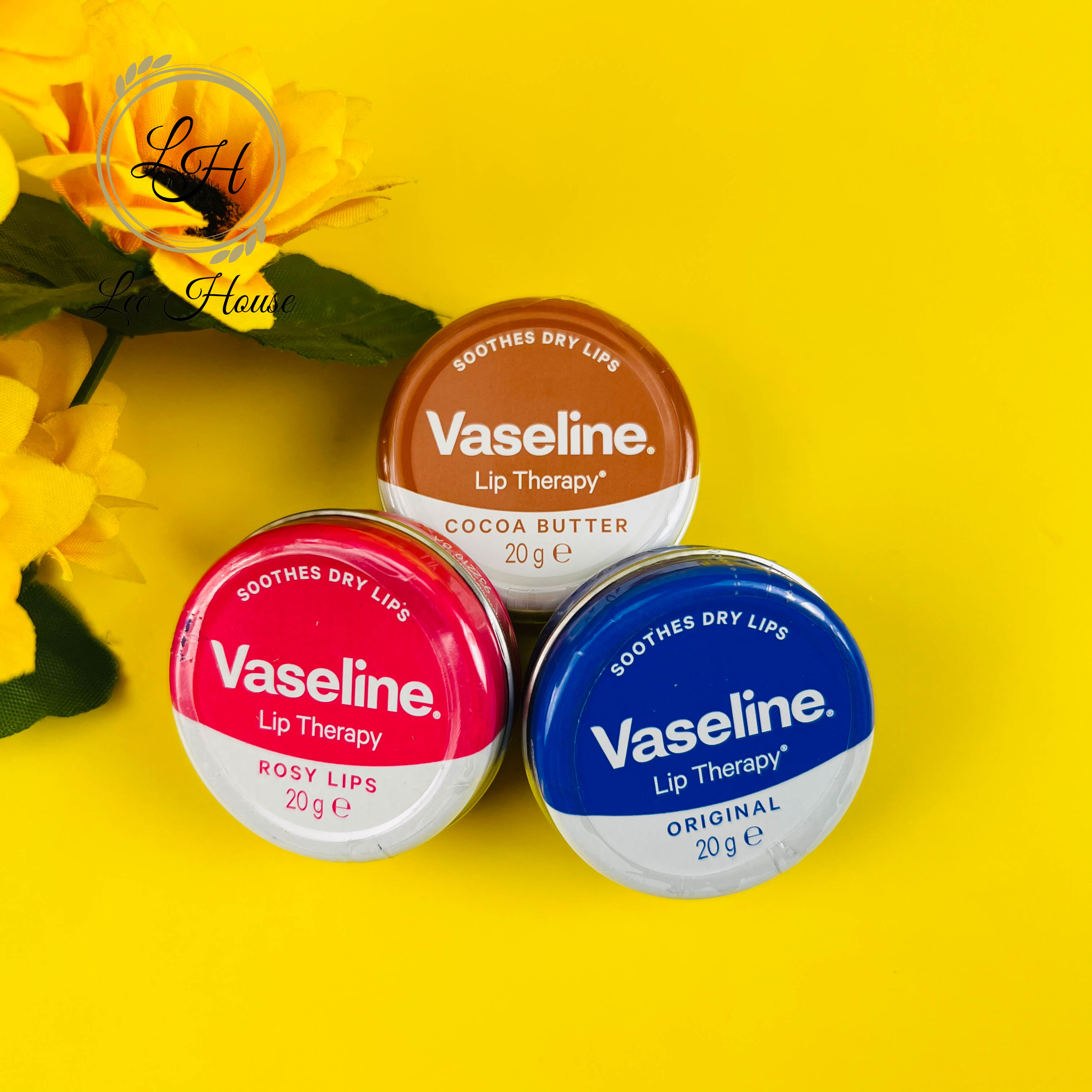 Sáp dưỡng môi Vaseline Lip Therapy 20g - Làm mềm môi, dưỡng ẩm môi, giảm khô môi