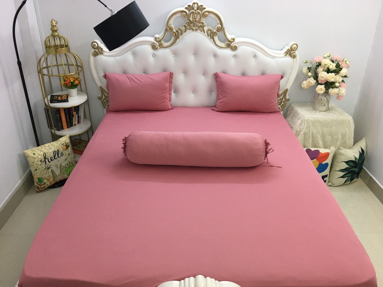 Bộ Drap Thun Hàn Quốc mát lạnh { 4 món } khách nhớ chọn size"