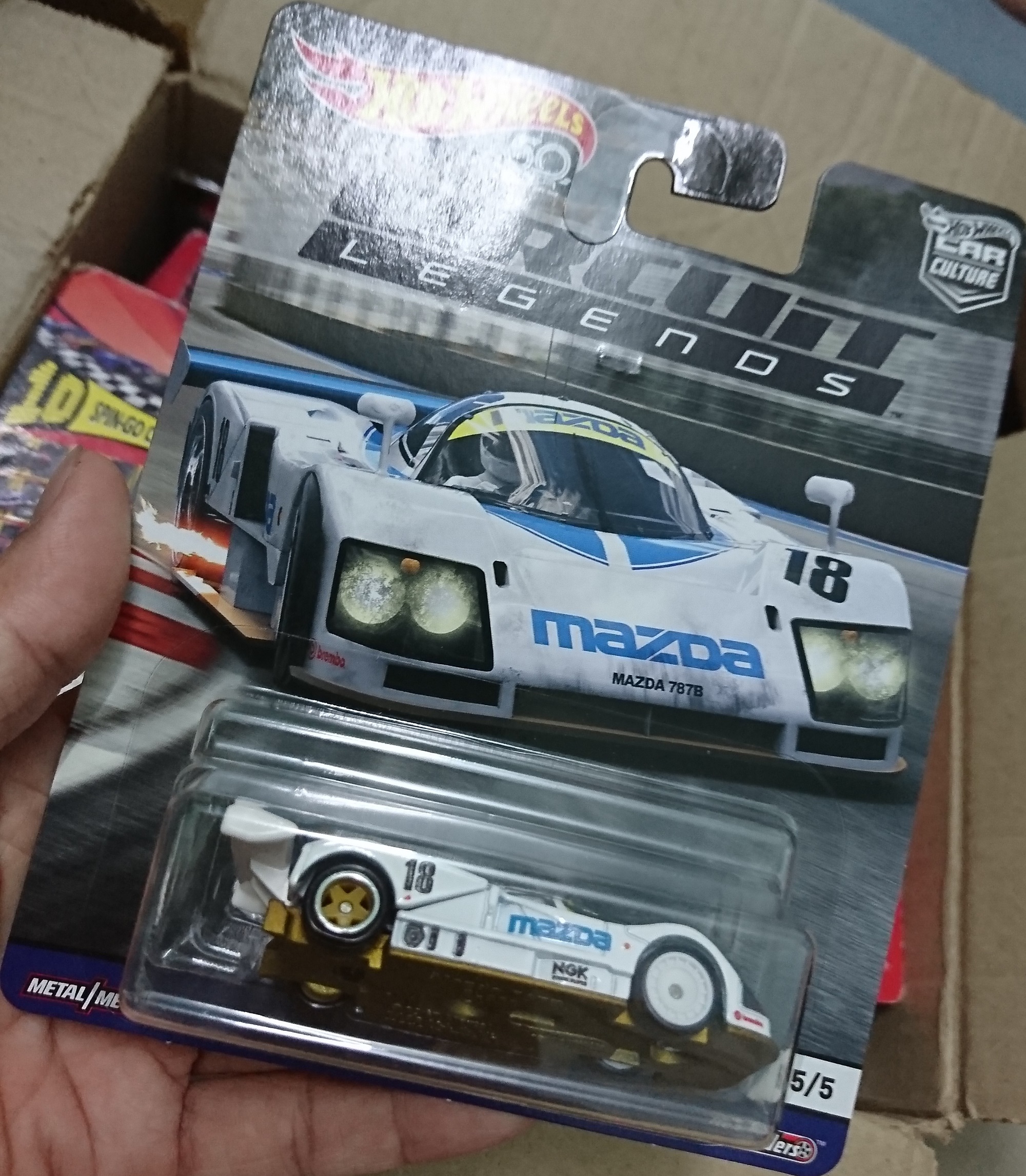 Xe Hotwheels Siêu Xe Mazda 787B