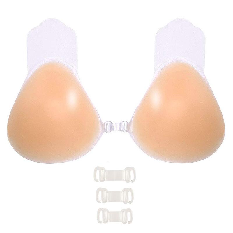 Miếng dán nâng ngực silicon - áo dán ngực cài trước chống thấm siêu dính bellar d2023
