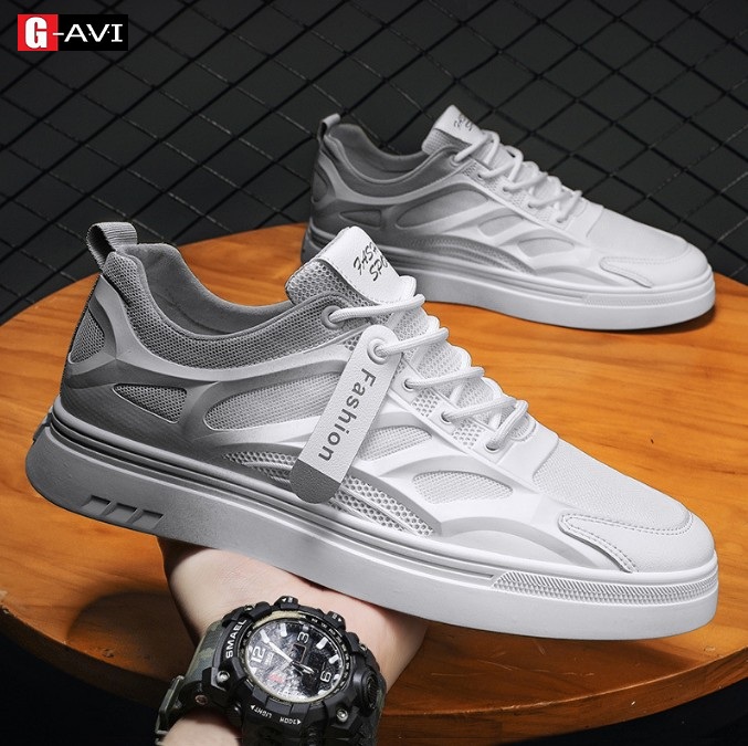 Giày nam, giày sneaker thể thao nam cao cấp vải dệt thoáng khí êm ái mẫu mới hot trend SP- AB19