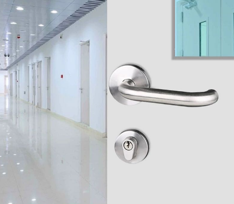 Khóa cửa tay gạt cao cấp Inox MS4