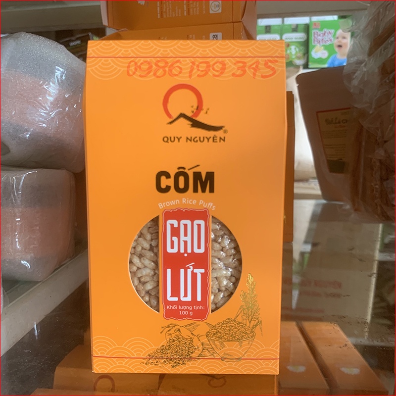 Cốm Gạo Lứt trắng Quy Nguyên 100gr