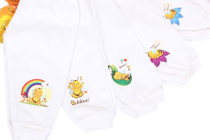 Quần dài mặc bỉm bo gấu dày dặn BABIBOO BB33