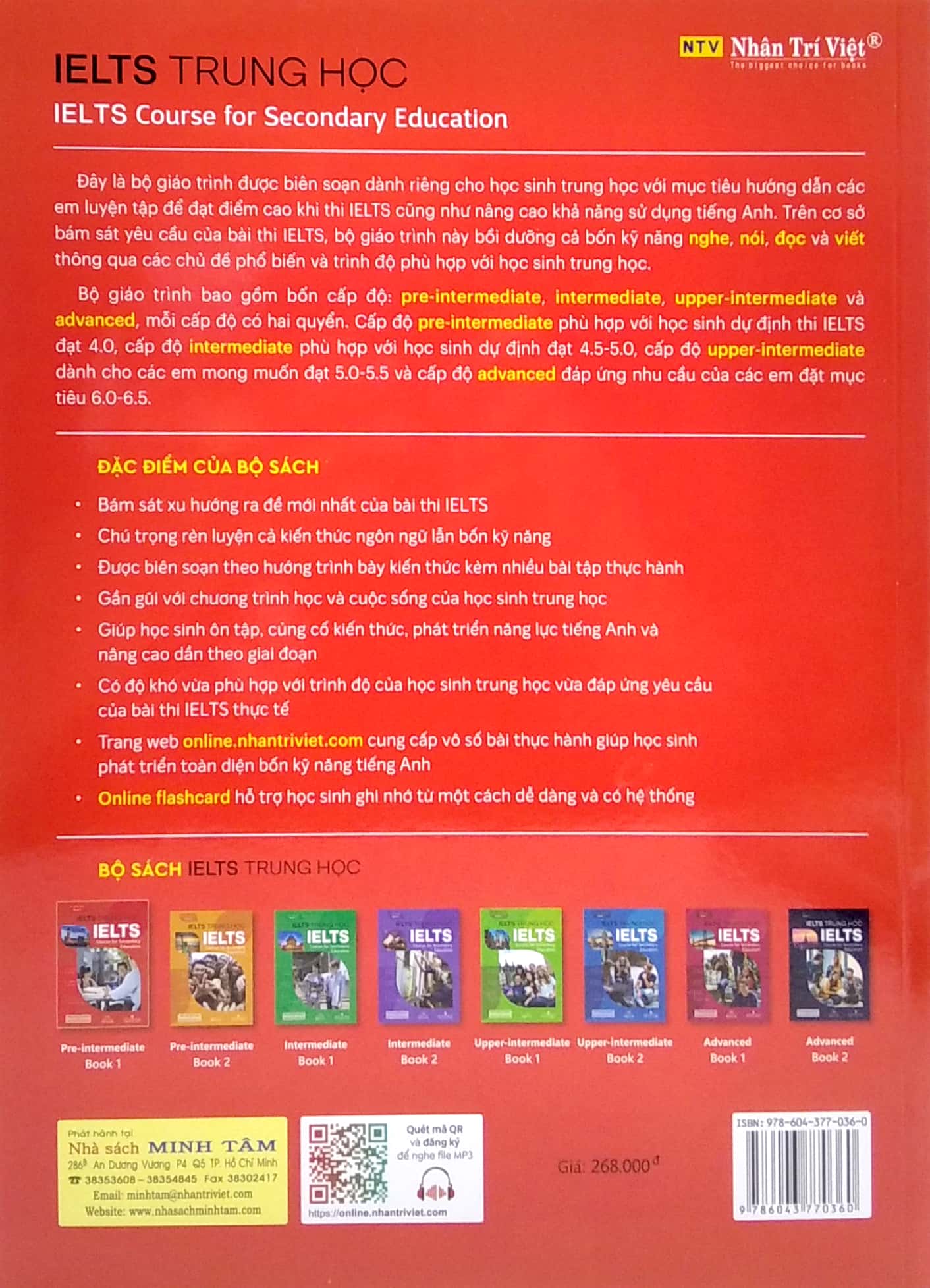 Sách Fahasa - IELTS Trung Học - Pre-intermediate - Book 1