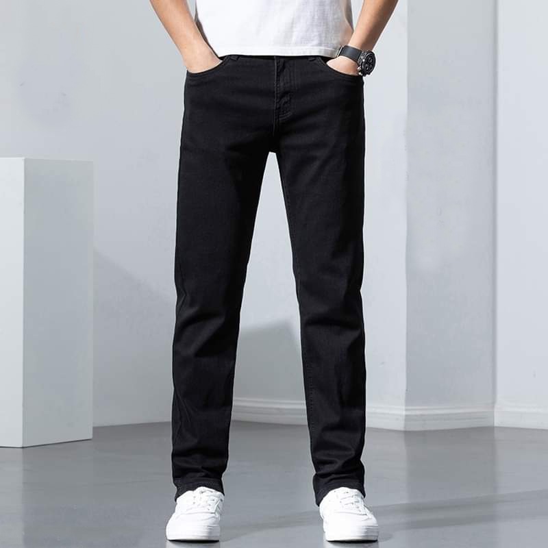 Quần jeans nam quần bò nam size đại vải co giãn dành cho người mập size 30-40