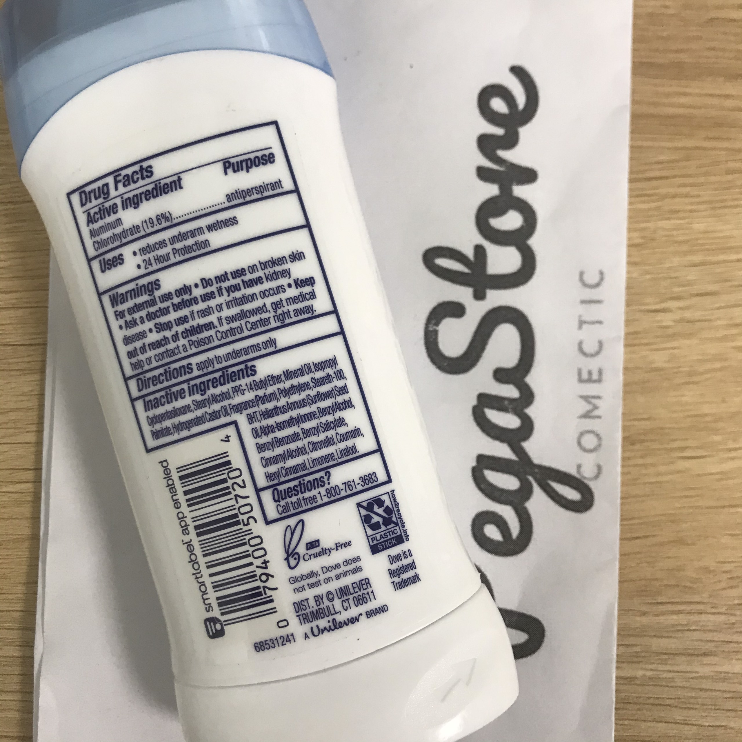 Lăn khử mùi nữ DOVE  24H Invisible Solid 74g / lăn nách nữ - Pegastore