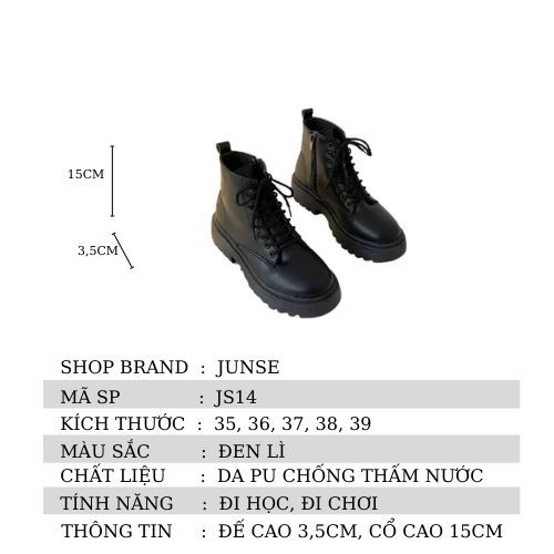 CÓ SẴN BOOT ĐEN ULLZANG -BỐT NỮ( KÈM VIDEO ẢNH THẬT) 1