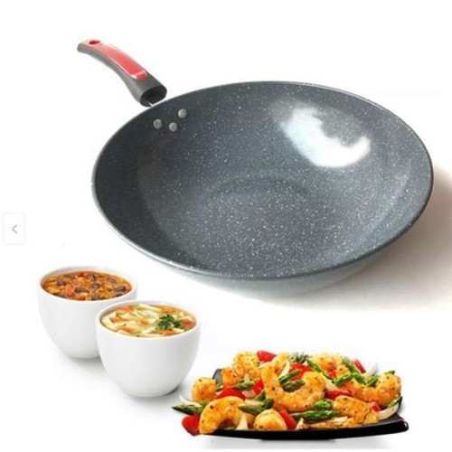 Chảo đá hoa cương 32cm chống dính cao cấp lòng sâu