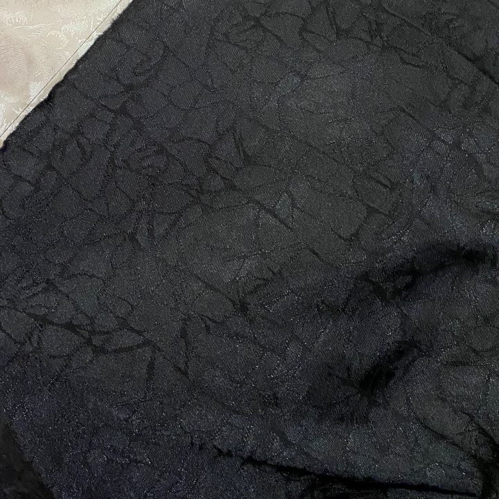 2m Vải Lụa Gấm Đen