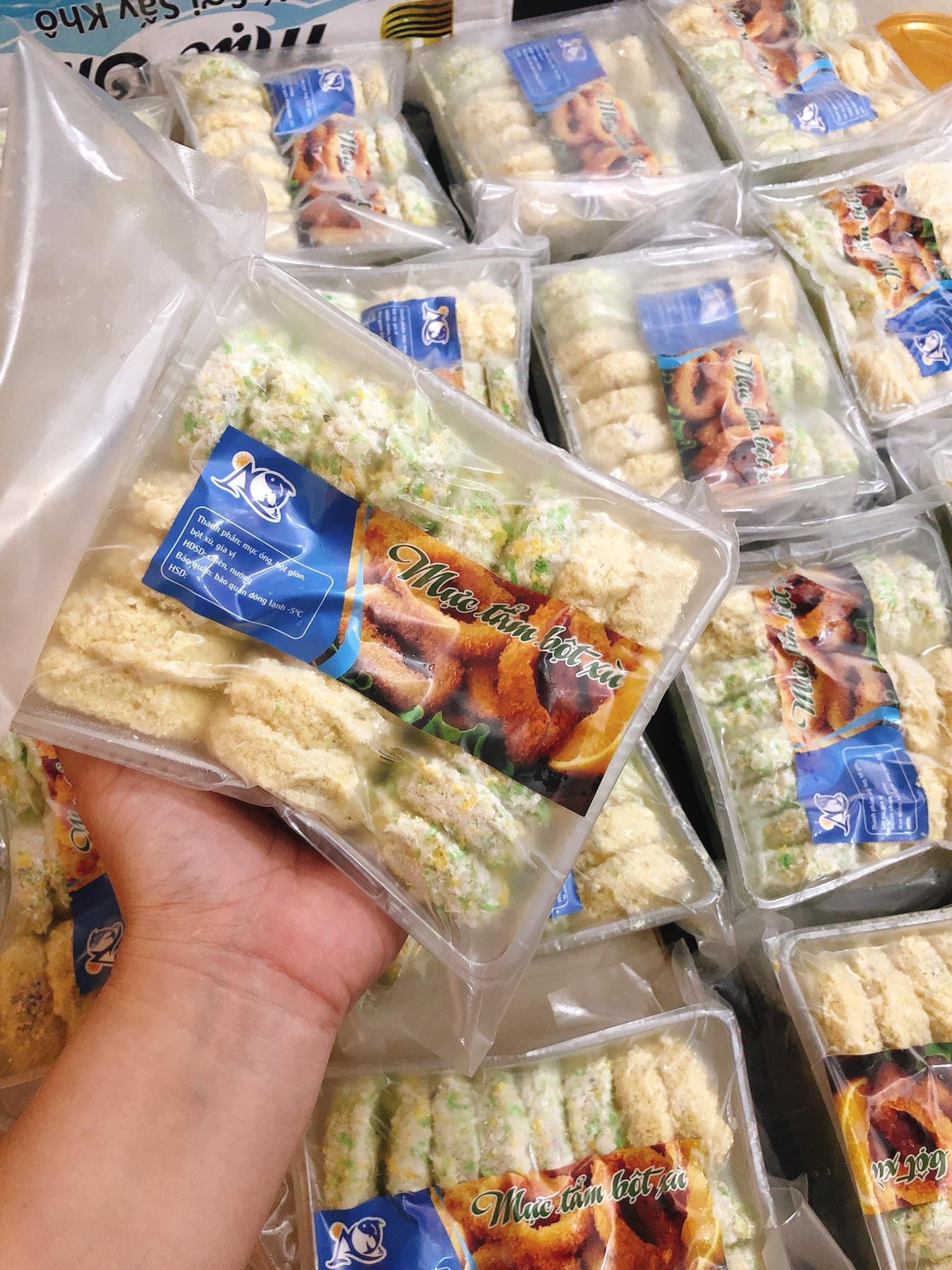 Mực tẩm bột chiên xù - hộp 500gr (giao tphcm)