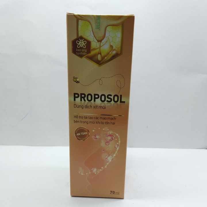 DUNG DỊCH XỊT RỬA MŨI KEO ONG PROPOSOL - Chai 70ml