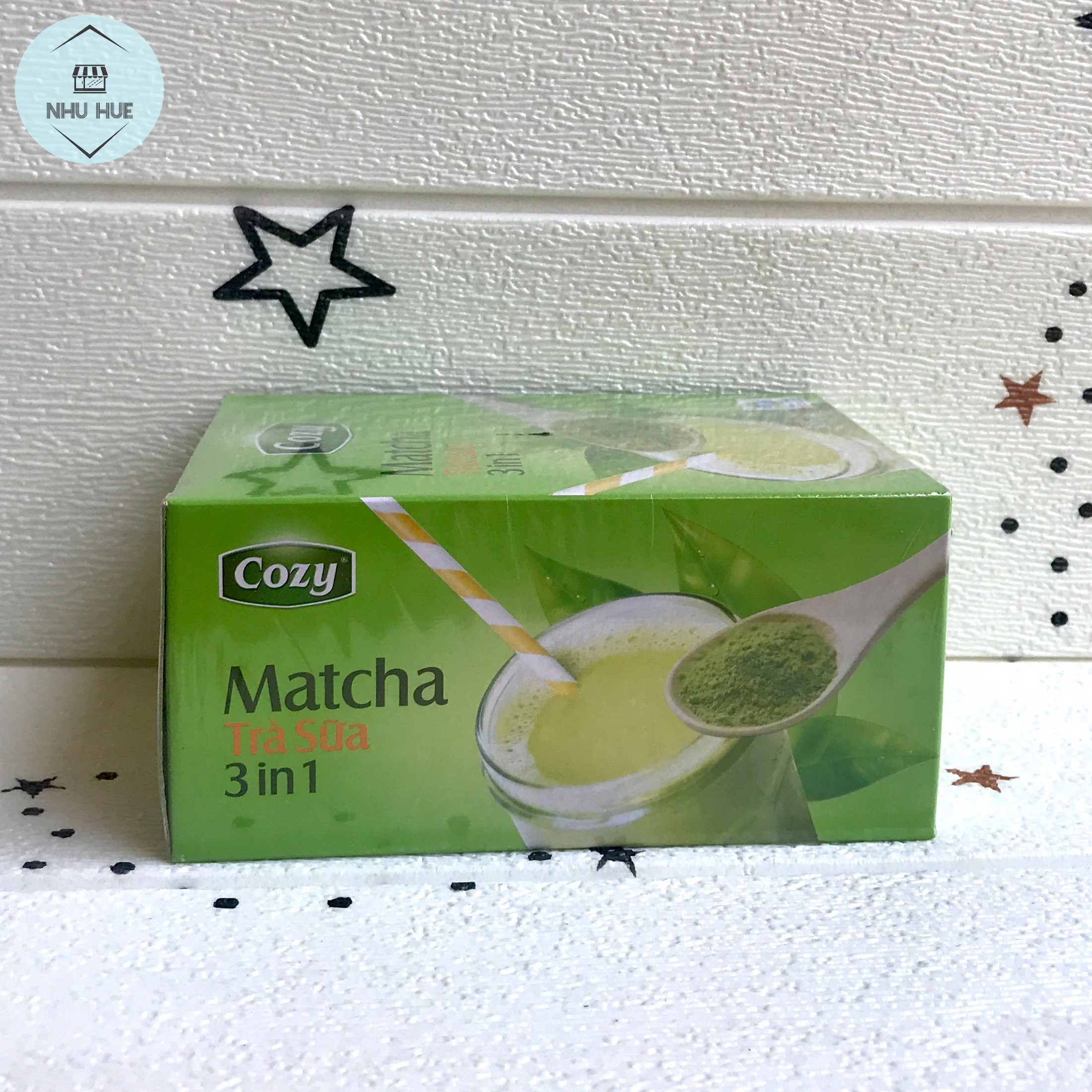 Trà sữa Cozy Matcha 3in1 (hộp 10 gói x 17g)
