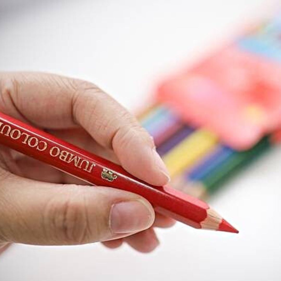 Bút chì màu Junior Triangular Faber-Castell tặng kèm đồ chuốt
