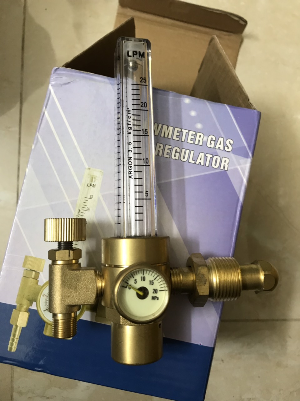 Đồng hồ điều áp khí Argon loại tốt