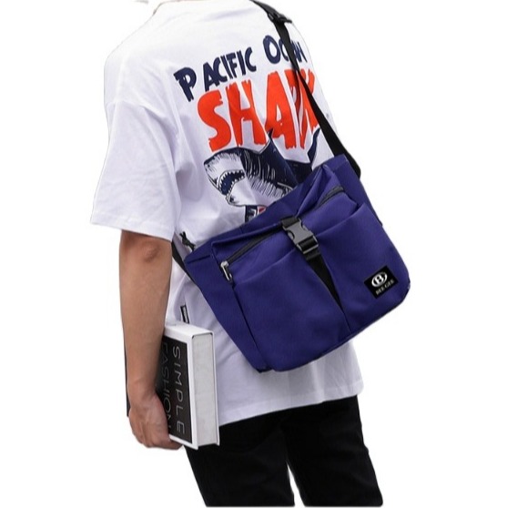 Túi xách đeo chéo nam nữ unisex thời trang hàn quốc bee gee 086 a - tui cheo nam bgs