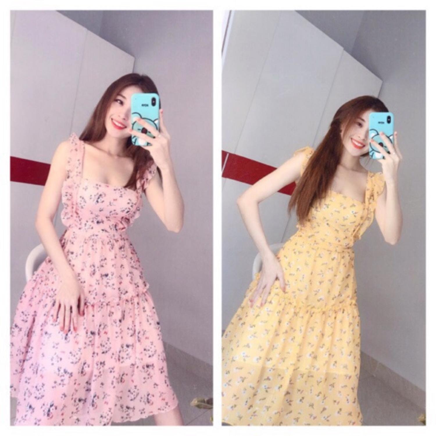 Đầm cánh tiên hoa nhí (hình thật+video)