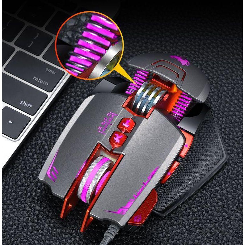 Chuột Gaming Dây 💎𝓕𝓡𝓔𝓔𝓢𝓗𝓘𝓟💎 Mouse Có Dây Gaming T-Wolf V9 (BH 12 Tháng) SPTECH COMPUTER
