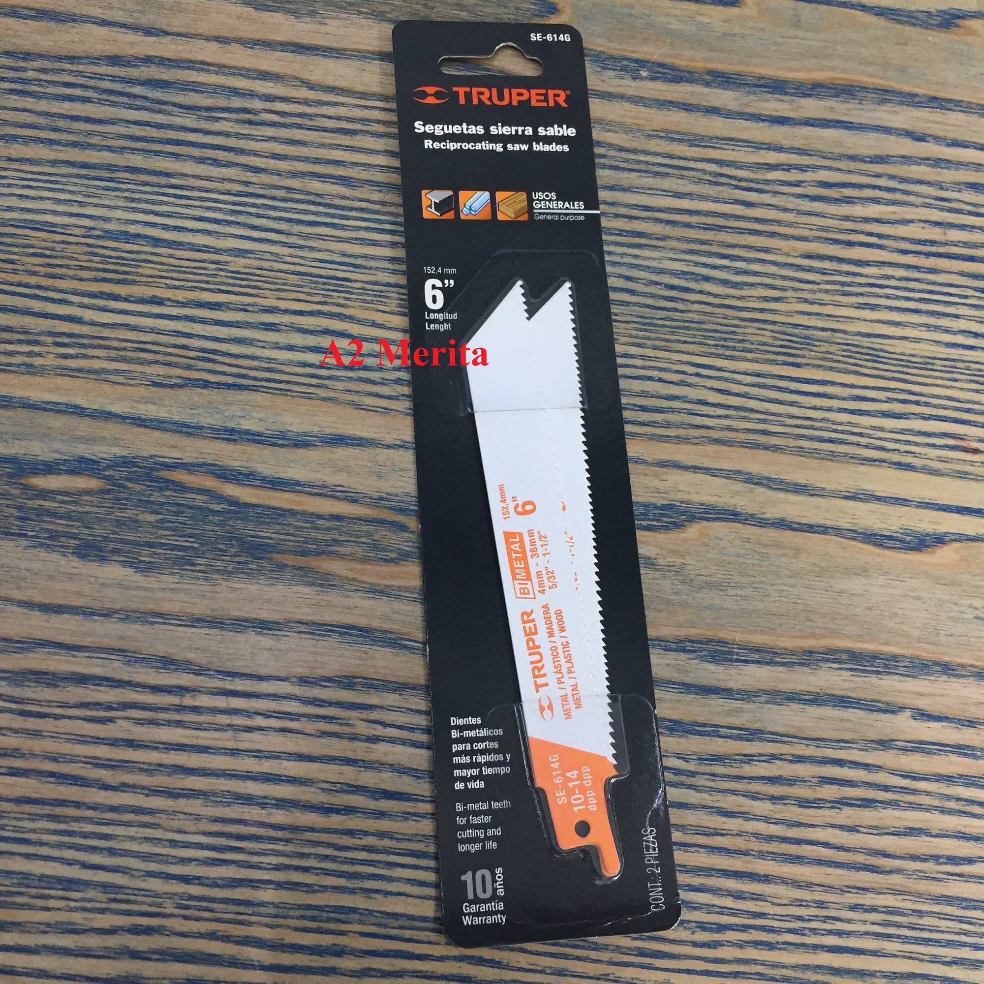 Lưỡi cưa kiếm sắt 6in Truper 10790 (SE-614G)
