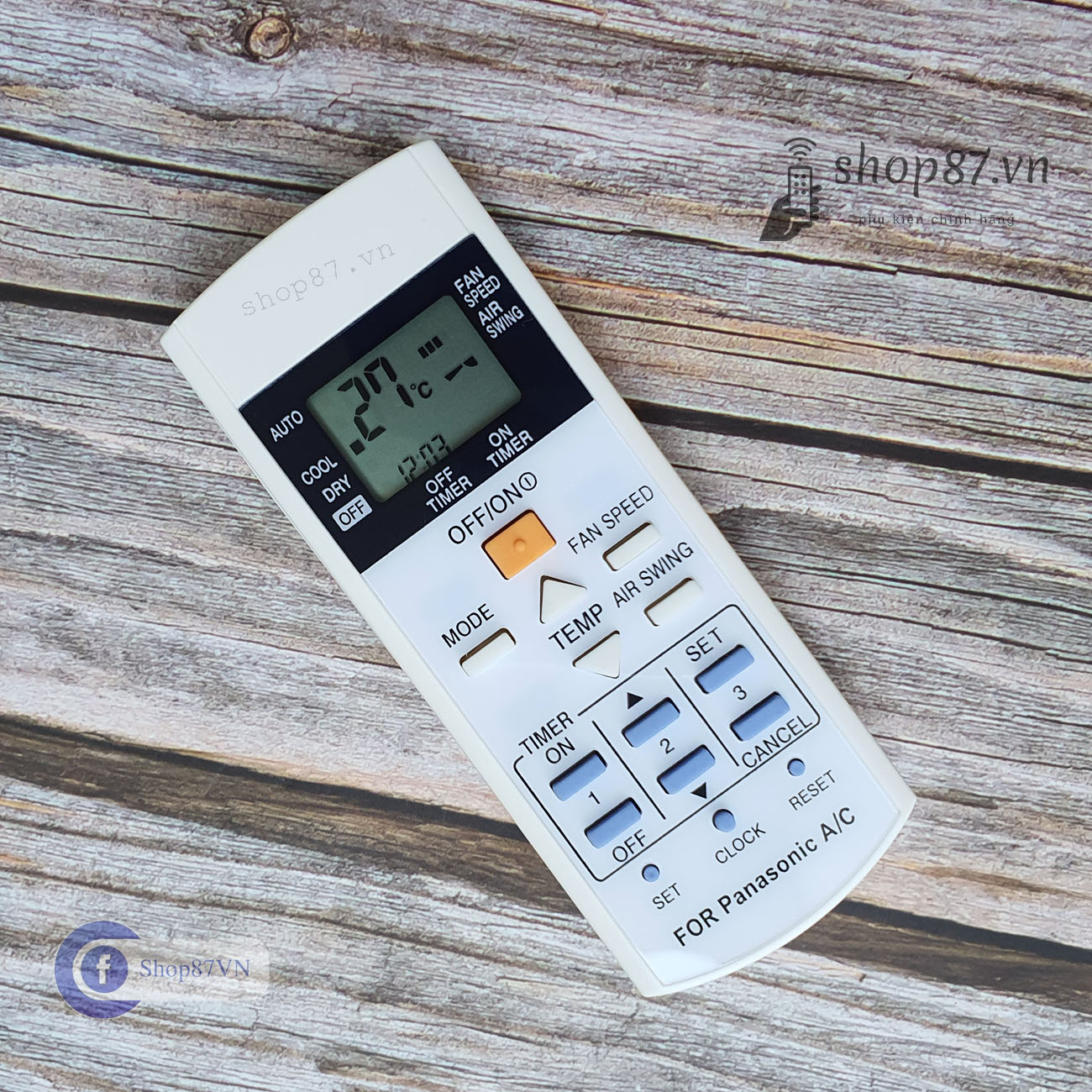 Điều khiển máy lạnh Panasonic 1 chiều máy cơ