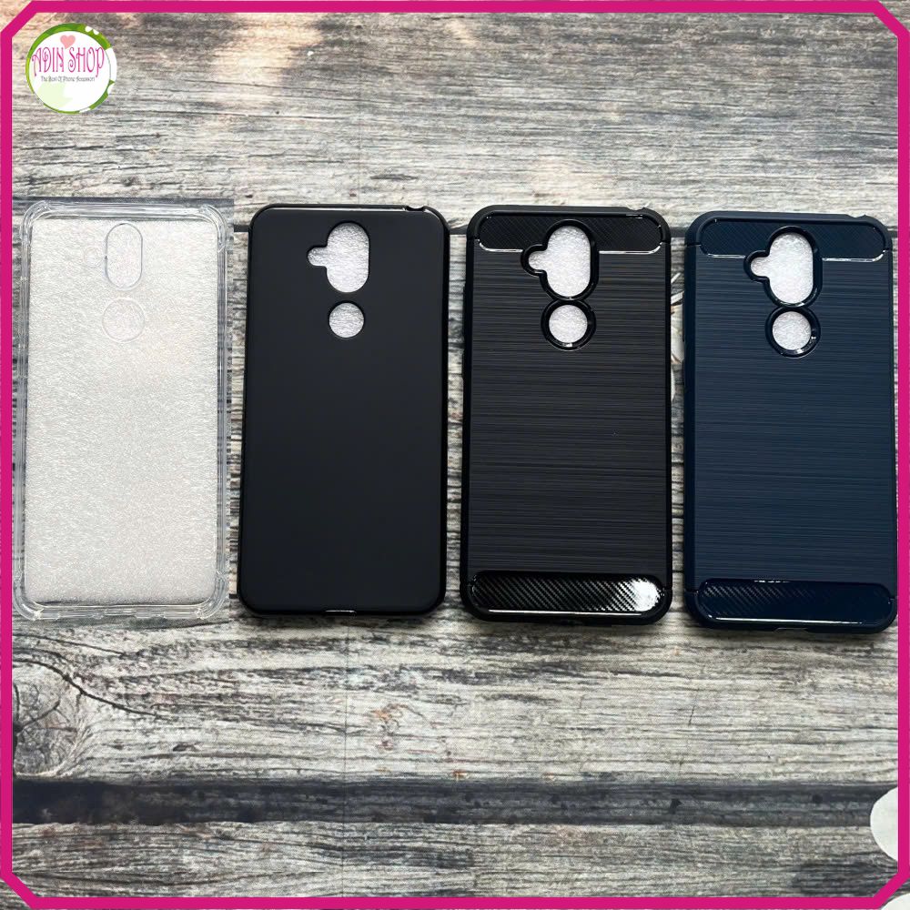 Ốp lưng nokia 8.1 (x7) các loại ốp dẻo đen, dẻo trong, nhôm xước cao cấp, bền đẹp