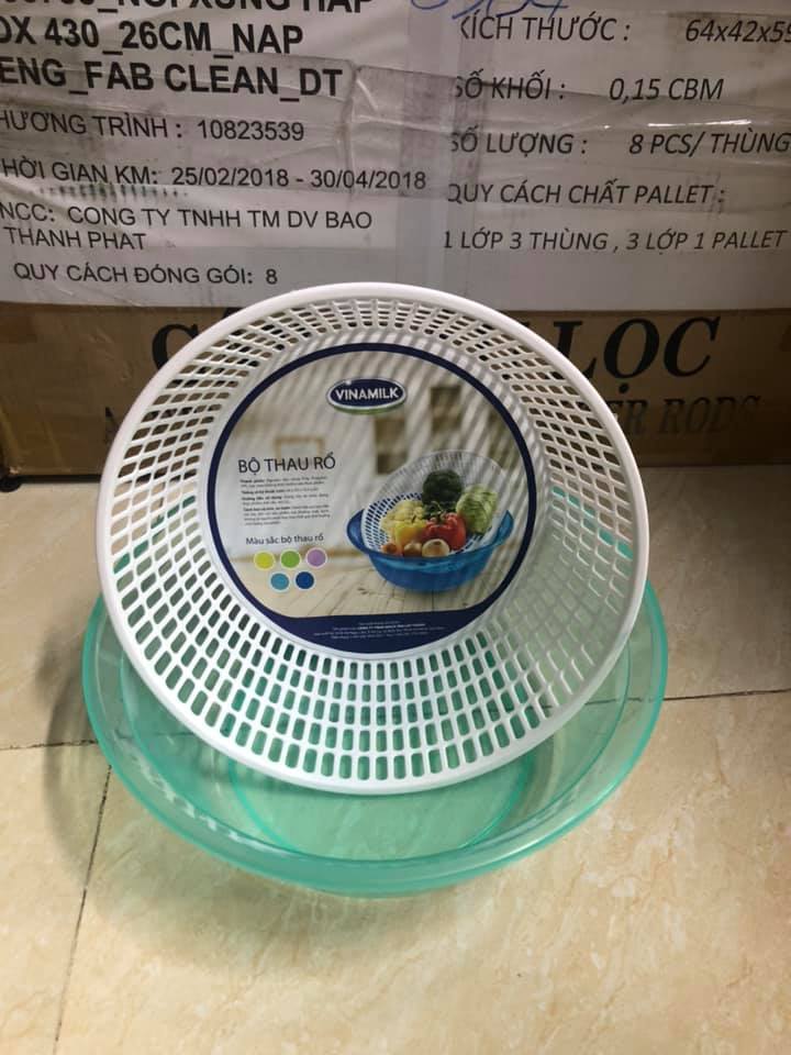 🥗🌺SET 5 BỘ THAU RỔ QUÀ TẶNG VINAMILK🥗🥗