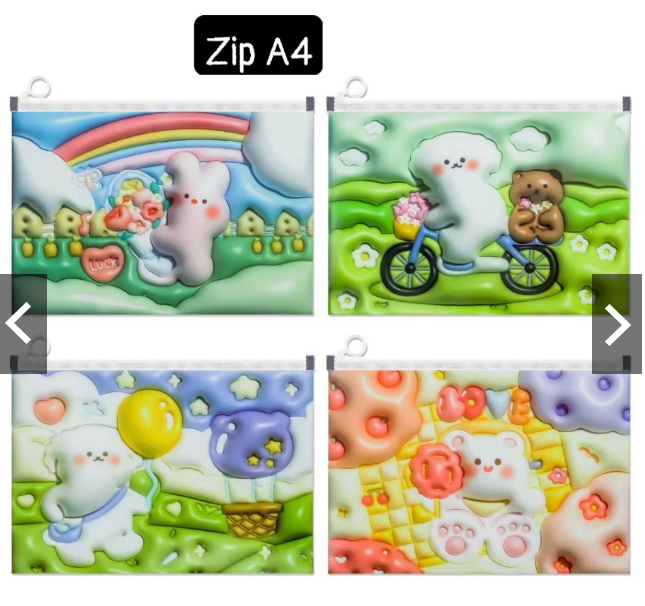 Túi zip a4, bìa đựng tài liệu a4 trong suốt chống nước