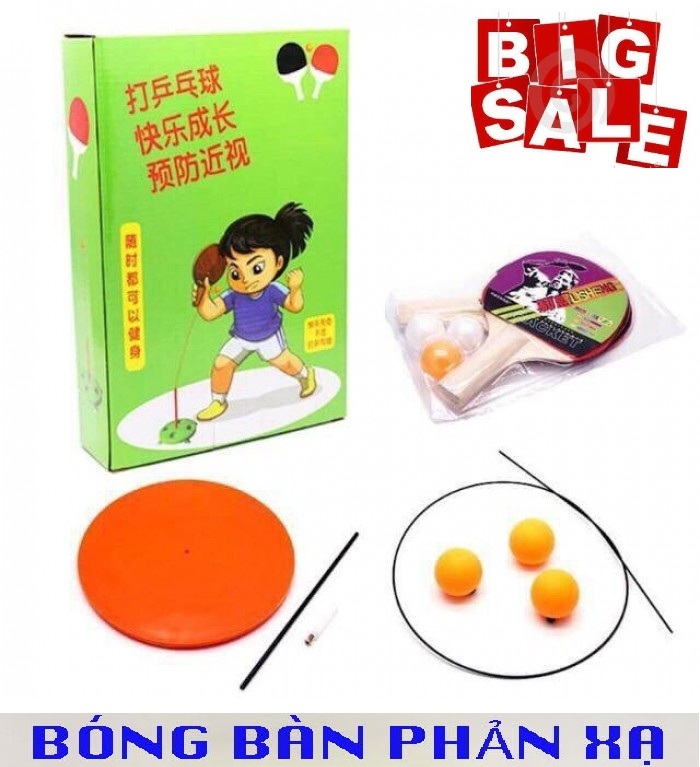 Bộ Bóng Bàn Tại Nhà Cán Gỗ Đồ Chơi Phản Xạ - Trò Chơi Thiếu Nhi Vui Nhộn – Đồ Chơi Thể Thao - Đồ Chơi Trong Nhà - Trò Chơi Thông Minh Trẻ Em  - Đồ Chơi Cho Bé - Đồ Chơi Vận Động Kỹ Năng - Quà Tặng Cho Bé Yêu - Mẹ Và Bé