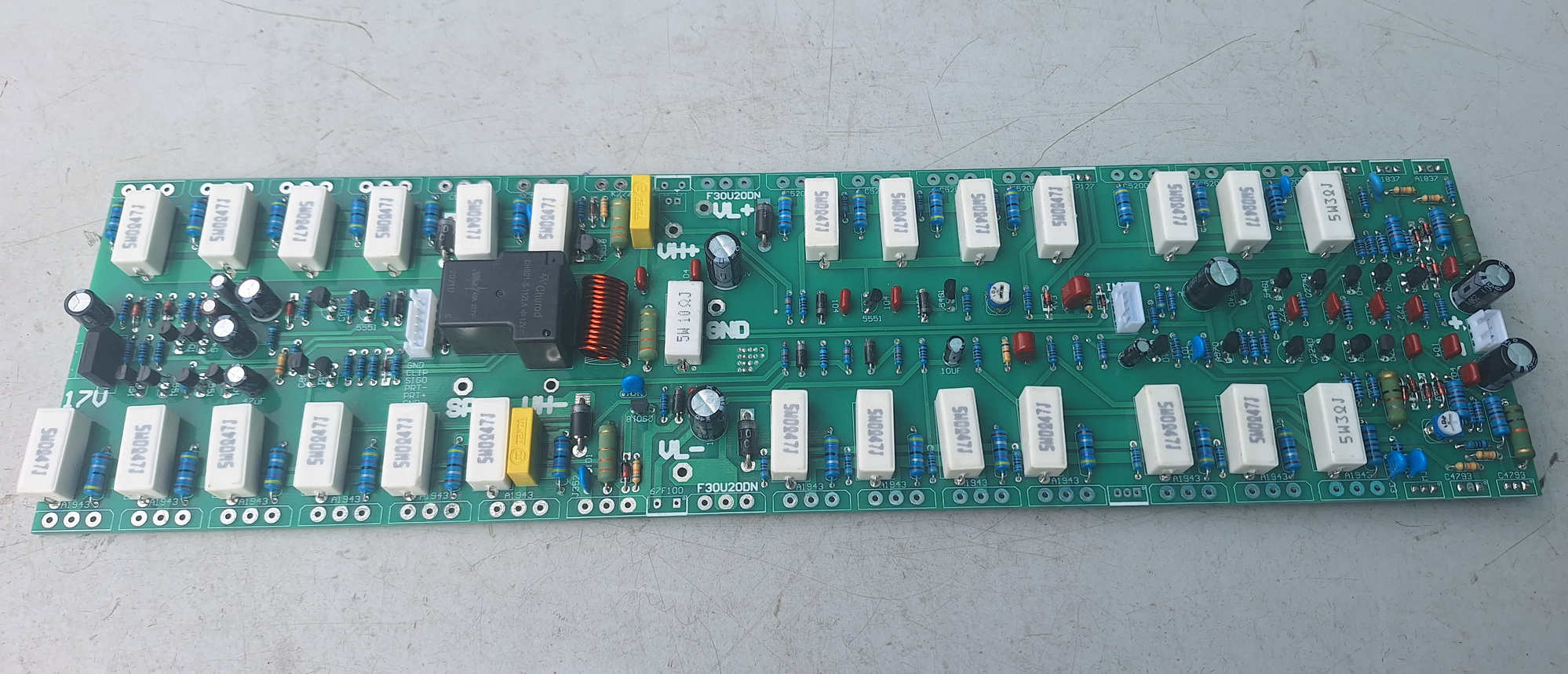 Mạch công suất bù áp CLASS H CA20,    CA30