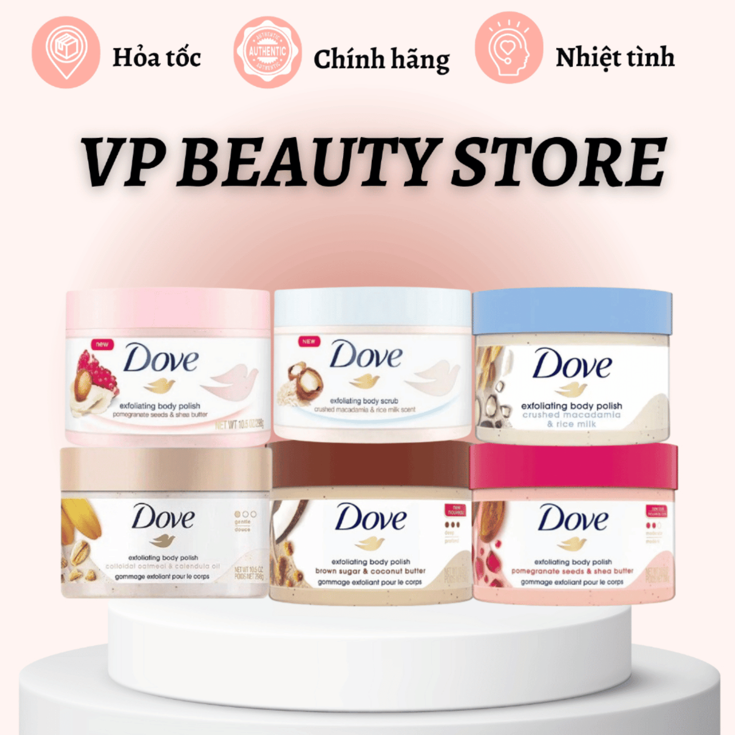 KEM TẨY TẾ BÀO CHẾT BODY DOVE