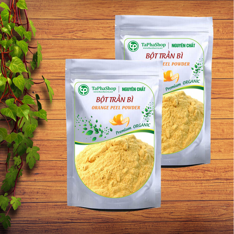 [HOT] Bột trần bì nguyên chất 200g - Thảo Dược Tấn Phát