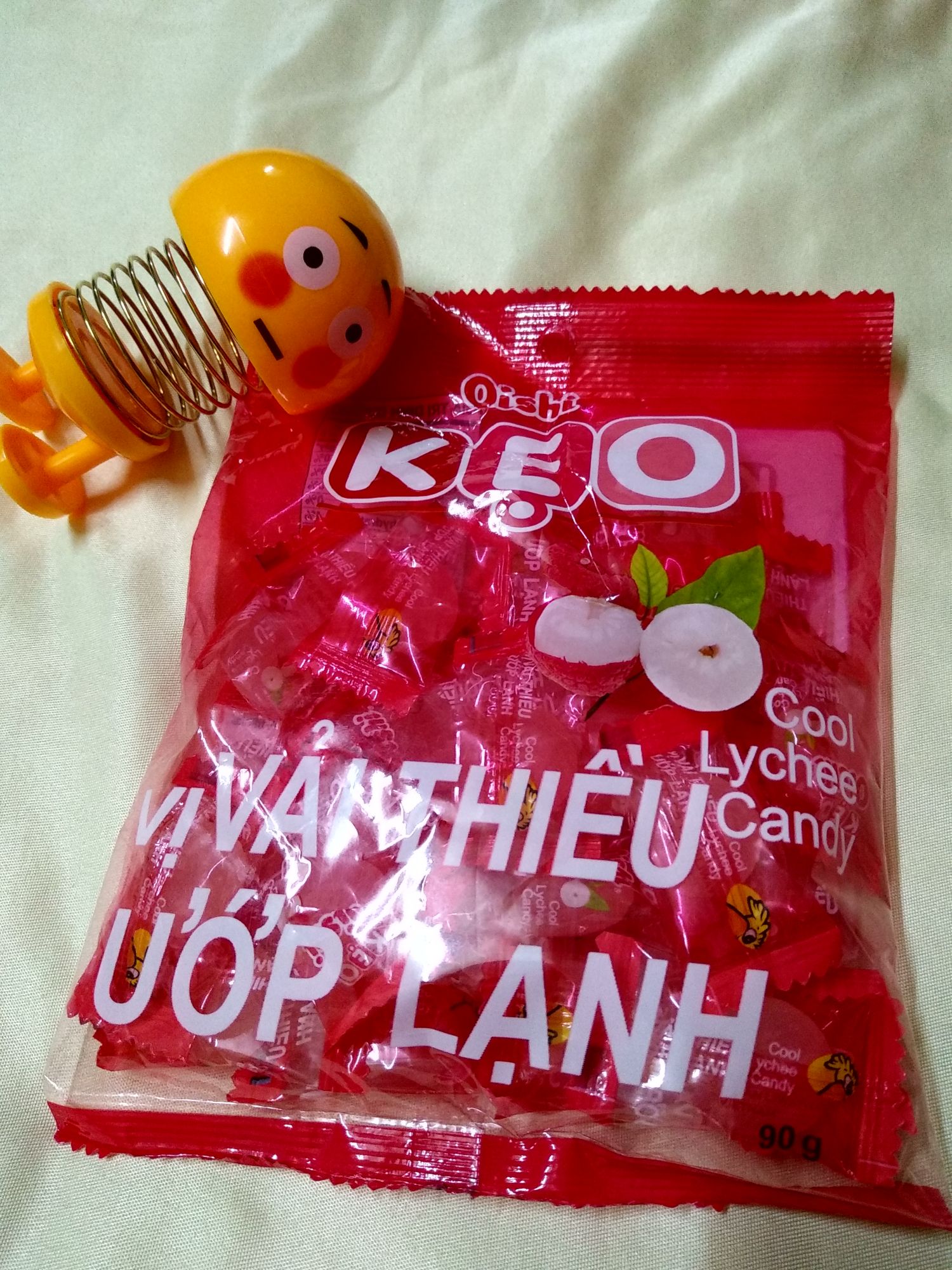 Kẹo Oishi vải thiều ướp lạnh (90g)
