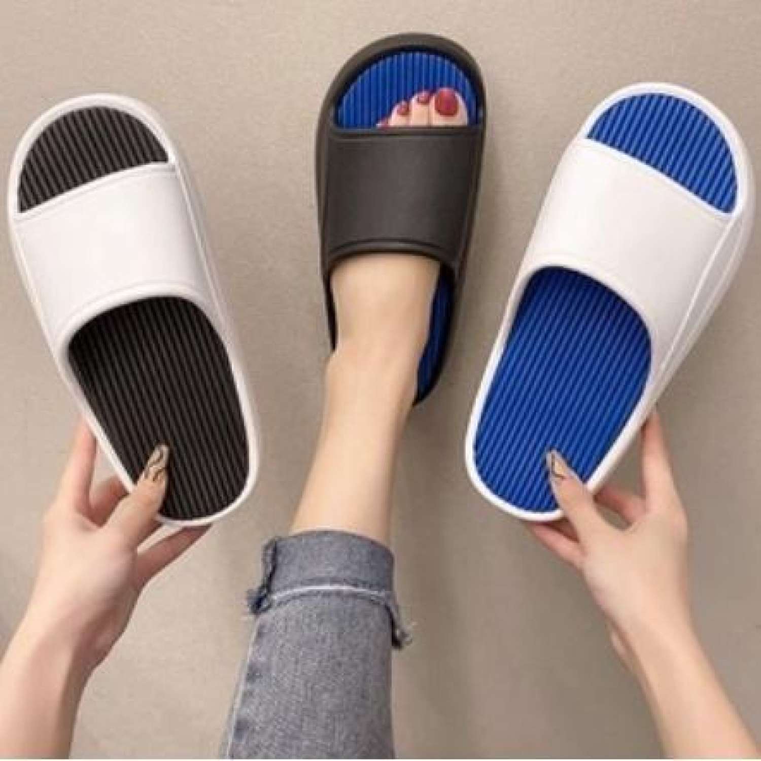 [HCM] Dép Bánh Mì Nữ Độn Đế Chất Siêu Nhẹ