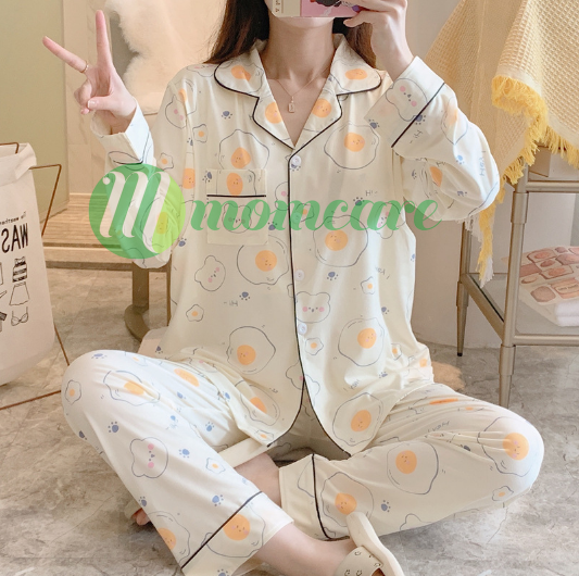 Bộ đồ bầu, đồ bộ sau sinh cho con bú ti PIJAMA (LINK1)