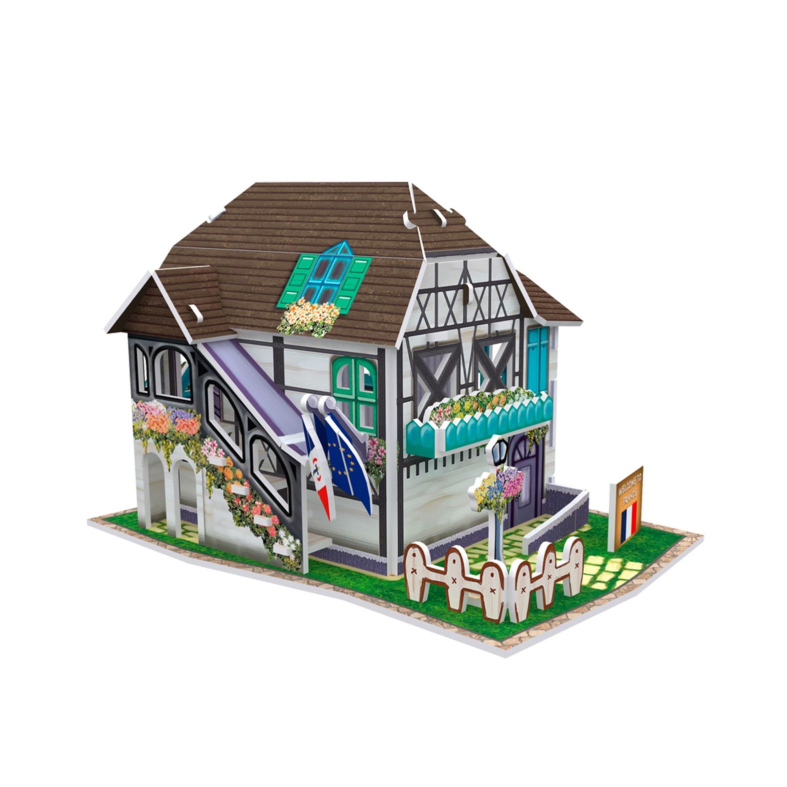 Mô hình giấy 3D CubicFun - France Style